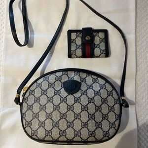 Gucci bag and wallet